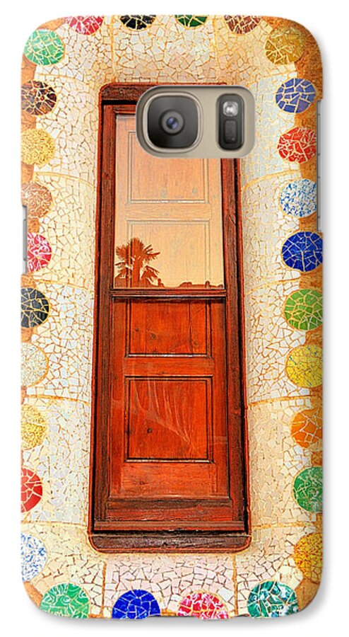 Gaudi Galaxy S7 Case featuring the photograph Reflection on Gaudi by Nigel Fletcher-Jones