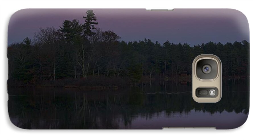 Full Moon Galaxy S7 Case featuring the photograph Replacing the Sunset II by Alice Mainville