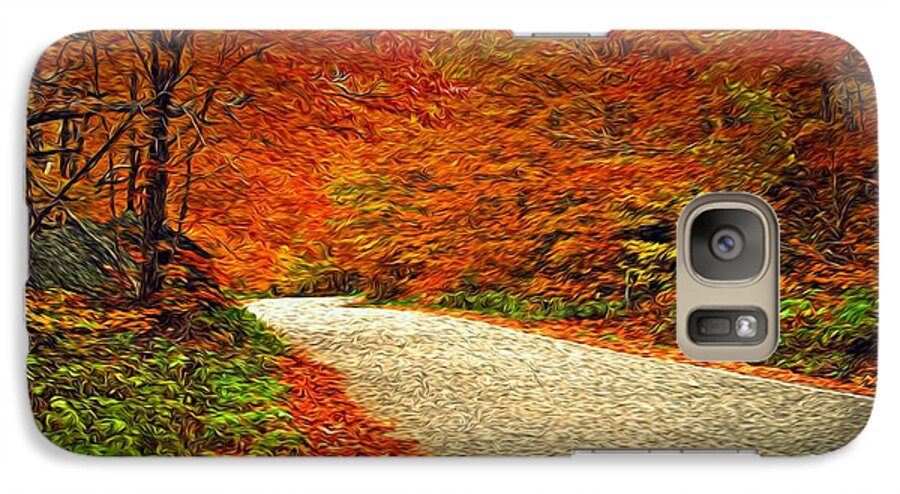 Fall Galaxy S7 Case featuring the photograph Road to Nowhere by Bill Howard