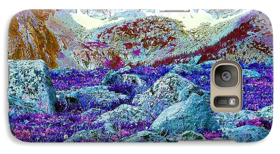 Stone Galaxy S7 Case featuring the photograph Rocky Mountain Boulders by Ann Johndro-Collins