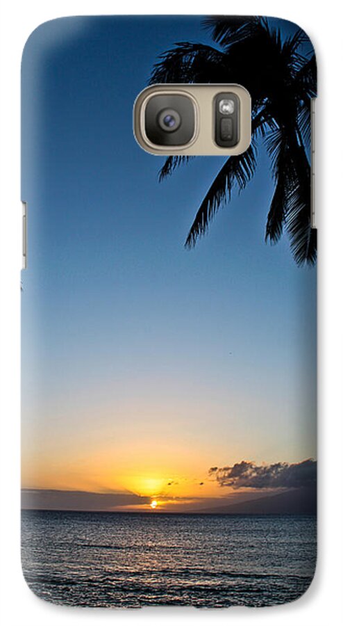 Romantic Maui Sunset Photographs Galaxy S7 Case featuring the photograph Romantic Maui Sunset by Joann Copeland-Paul