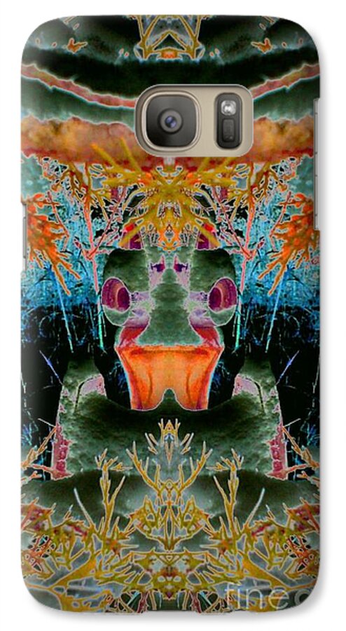 Abstract Galaxy S7 Case featuring the photograph Rust Never Sleeps 2 by Karen Newell