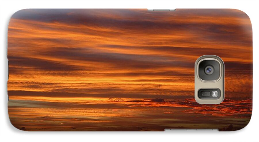 Sunset Galaxy S7 Case featuring the photograph Sailor's Delight by Living Color Photography Lorraine Lynch