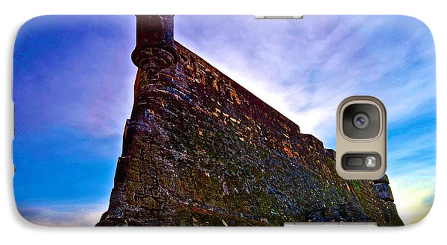 Puerto Rico Galaxy S7 Case featuring the photograph San Cristobal Sentry by Ricardo J Ruiz de Porras