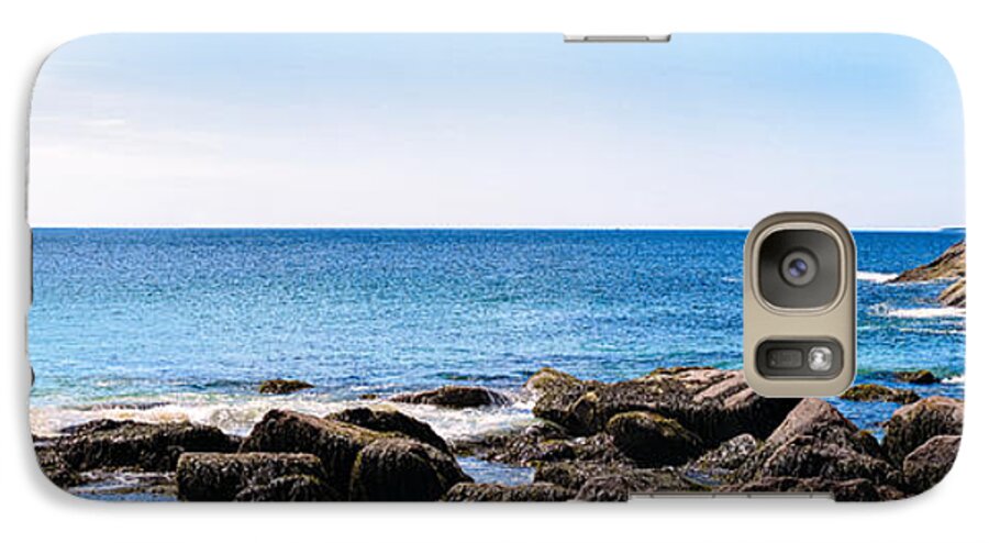 Atlantic Galaxy S7 Case featuring the photograph Sand Beach Rocky Shore  by Lars Lentz