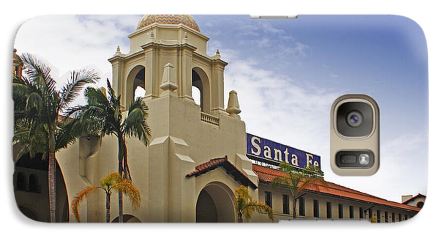 Santa Fe Depot Galaxy S7 Case featuring the digital art Santa Fe Depot by Photographic Art by Russel Ray Photos