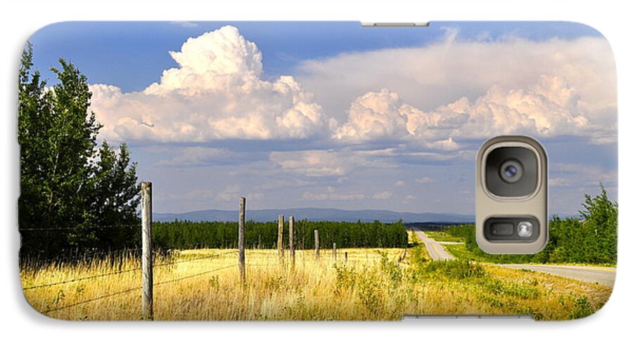 Landscape Galaxy S7 Case featuring the photograph Sawmill Creek Road by Cathy Mahnke