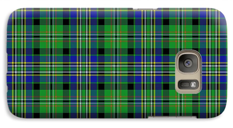 Scott Galaxy S7 Case featuring the photograph Scott Green Tartan Variant by Gregory Scott