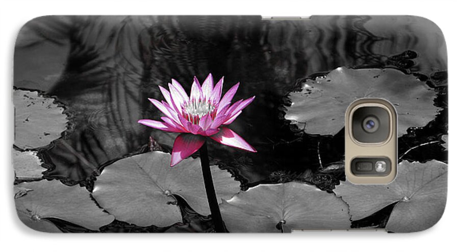 Lily Galaxy S7 Case featuring the photograph Selective Lily by Oscar Alvarez Jr