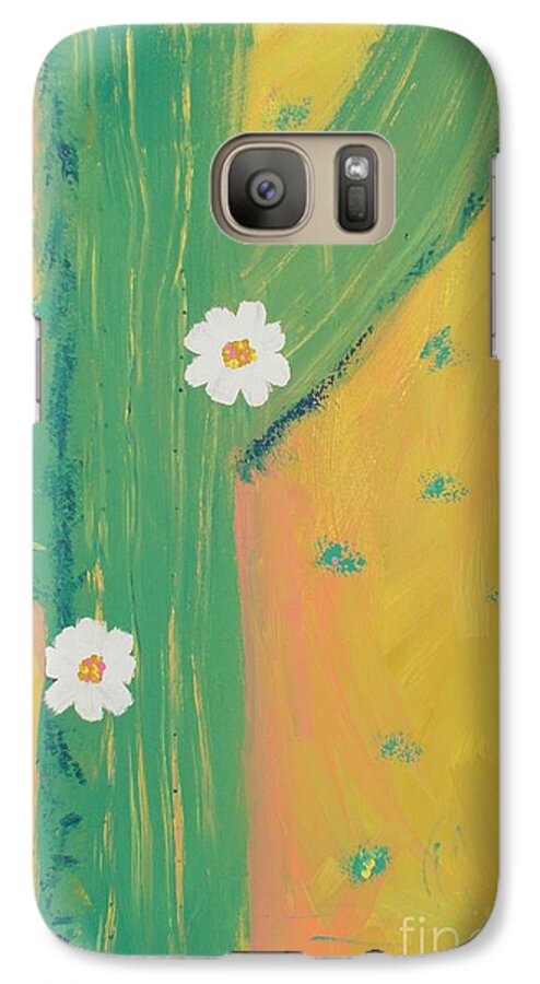 Dessert Galaxy S7 Case featuring the painting Sequoia by PainterArtist FIN