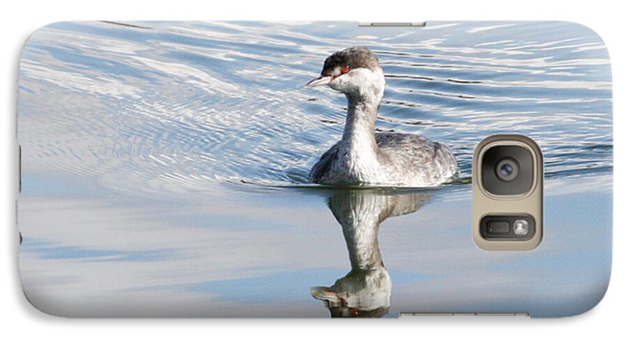 Christian Galaxy S7 Case featuring the photograph Serene Grebe by Anita Oakley