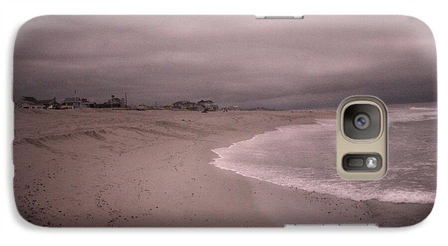 Beach Galaxy S7 Case featuring the digital art Serene Storm by Bruce Rolff