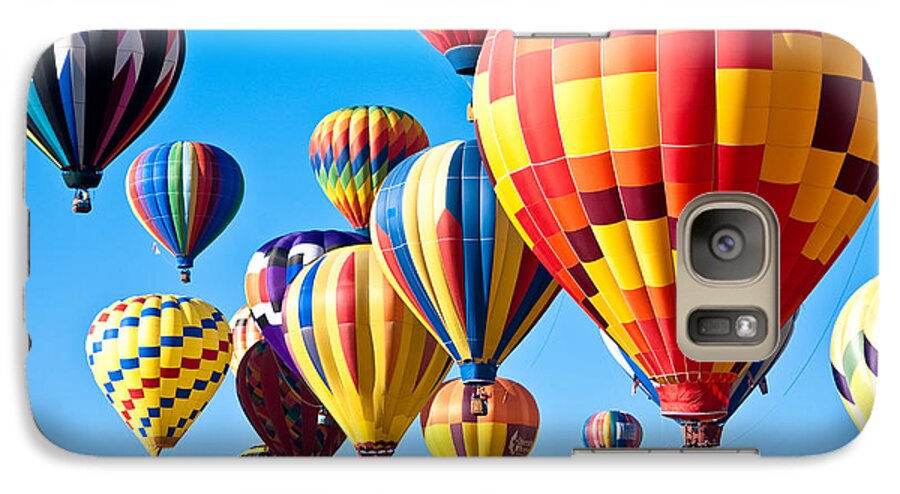 Hot Air Balloons Galaxy S7 Case featuring the photograph Sky of Color by Shane Kelly