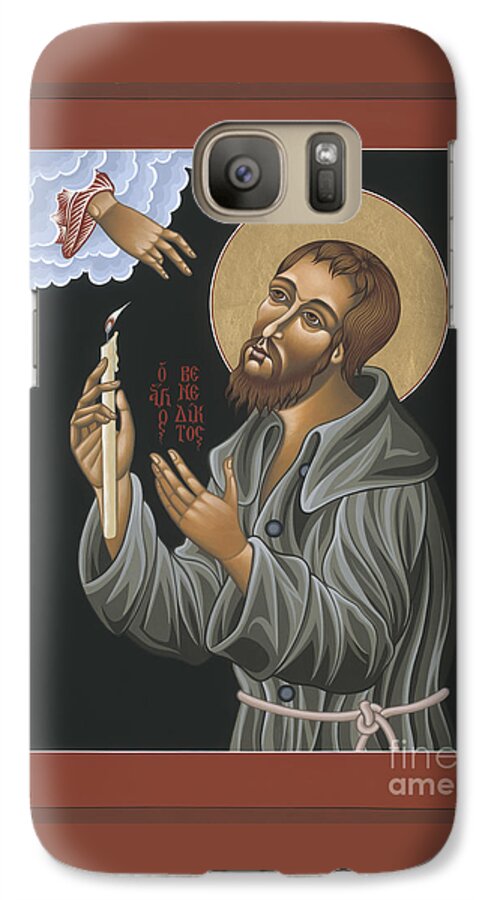 St. Benedict Joseph Labre Galaxy S7 Case featuring the painting St. Benedict Joseph Labre 062 by William Hart McNichols