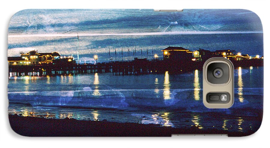 Santa Barbara Galaxy S7 Case featuring the photograph stearns Warf S.B. Calif by Gary Brandes