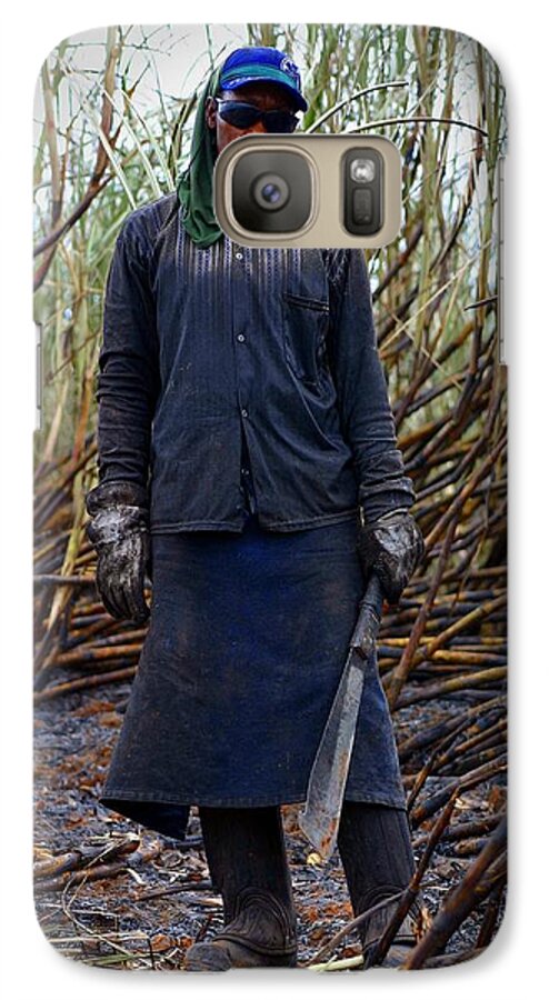 Brazil Galaxy S7 Case featuring the photograph Sugarcane Slash by Henry Kowalski