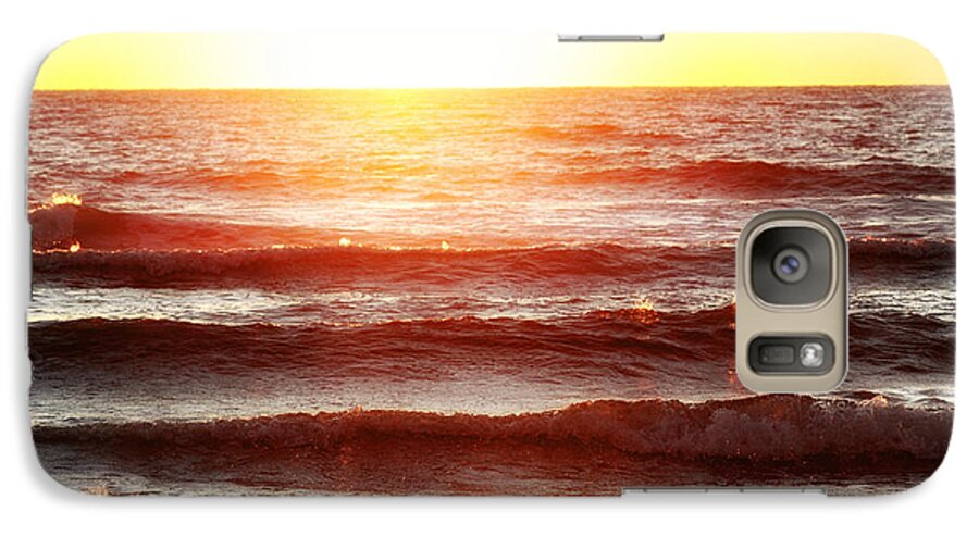 Sunset Galaxy S7 Case featuring the photograph Sunset Beach by Daniel George