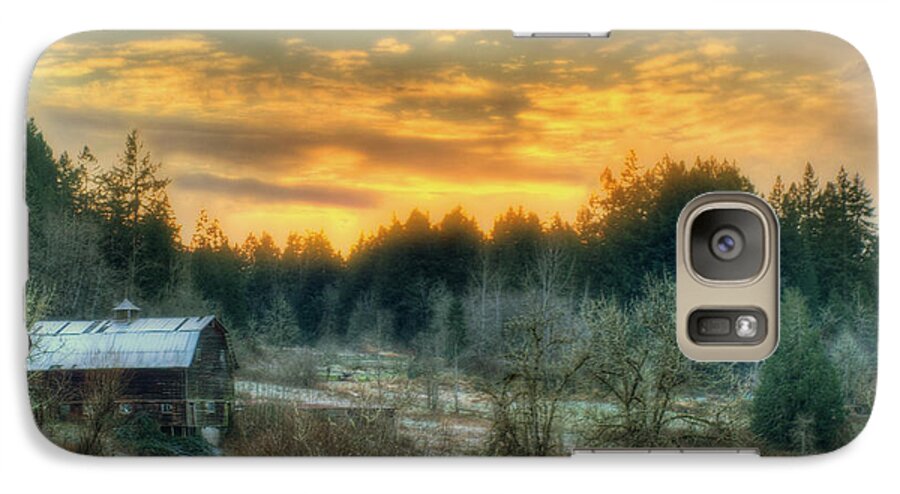 Sunset Galaxy S7 Case featuring the photograph Sunset in the Valley by Jeff Cook