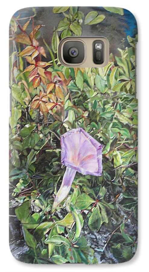 Landscape Galaxy S7 Case featuring the painting Survival by Dottie Branch
