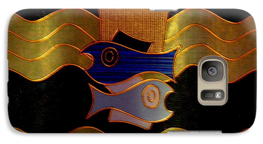 Tapestry Galaxy S7 Case featuring the photograph Tapestry of Holy Sacraments 2 by Antonia Citrino