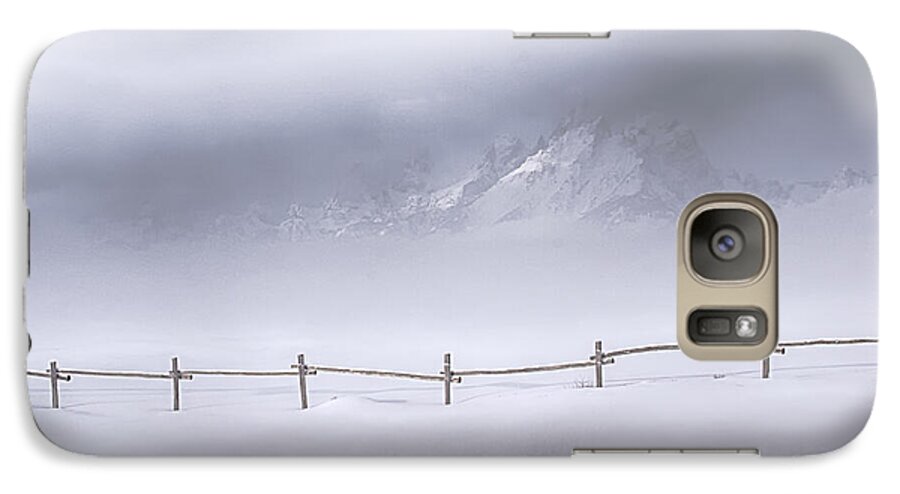Grand Teton National Park Galaxy S7 Case featuring the photograph Teton Morning by Priscilla Burgers