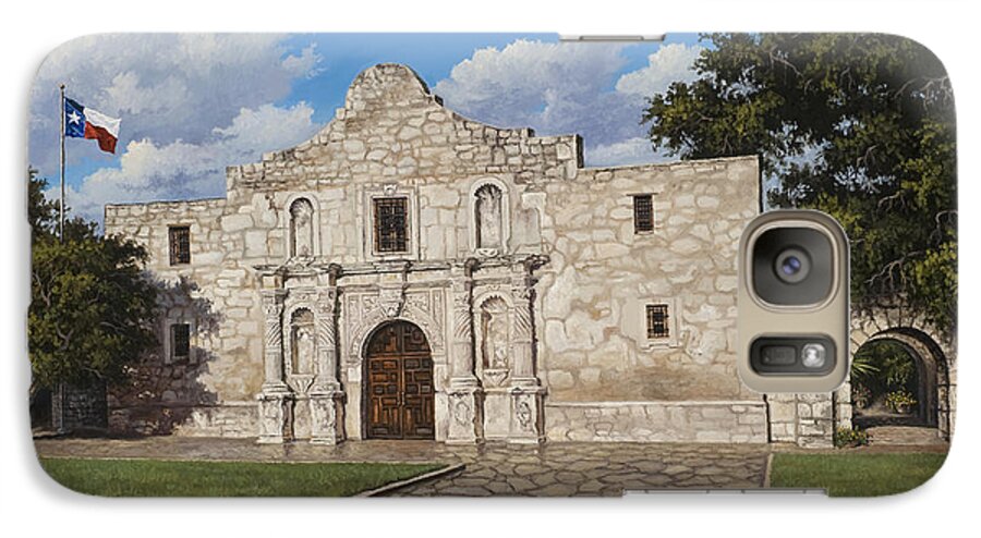 The Alamo Galaxy S7 Case featuring the painting The Alamo by Kyle Wood