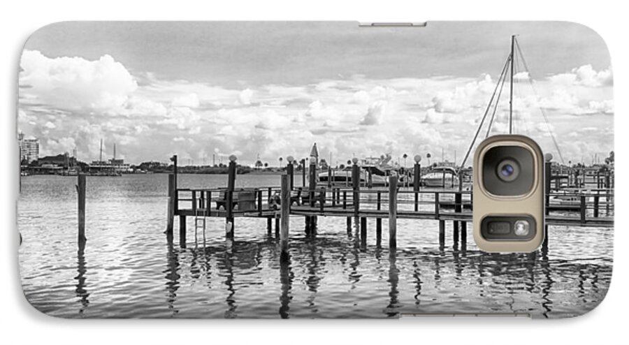 Seascape Photography Galaxy S7 Case featuring the photograph The Dock by Howard Salmon