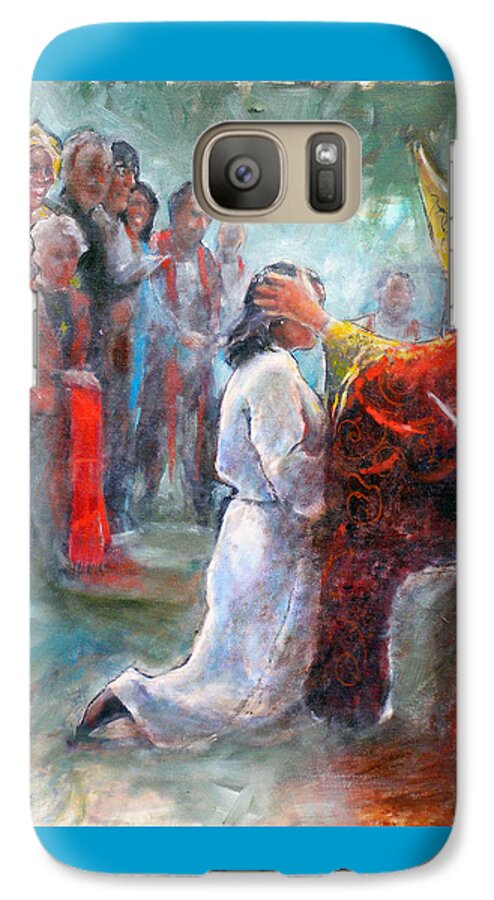 Religious Galaxy S7 Case featuring the painting The Episcopal Ordination of Sierra Wilkinson by Gertrude Palmer