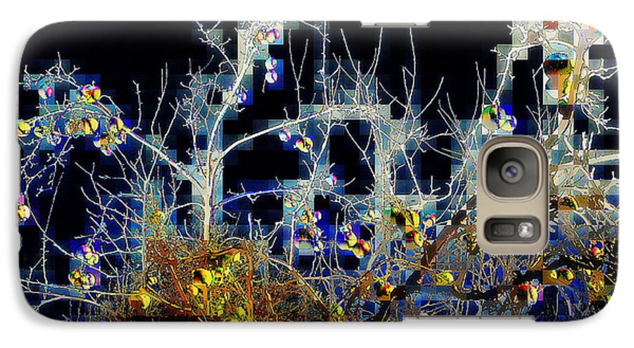 Apple Tree Galaxy S7 Case featuring the photograph The Forbidden Fruit by Jodie Marie Anne Richardson Traugott     aka jm-ART
