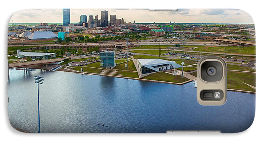  Oklahoma City Galaxy S7 Case featuring the photograph The Oklahoma River by Cooper Ross