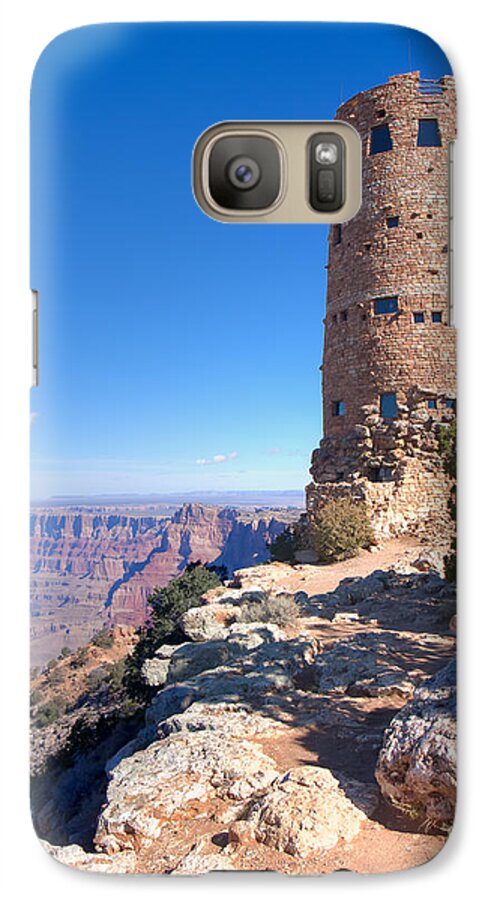 Grand Canyon National Park Galaxy S7 Case featuring the photograph The Watchtower by John M Bailey