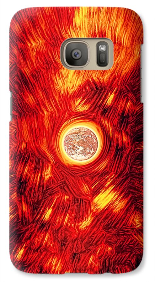 Thermodynamic Forces Galaxy S7 Case featuring the mixed media Thermodynamic Forces by Kellice Swaggerty