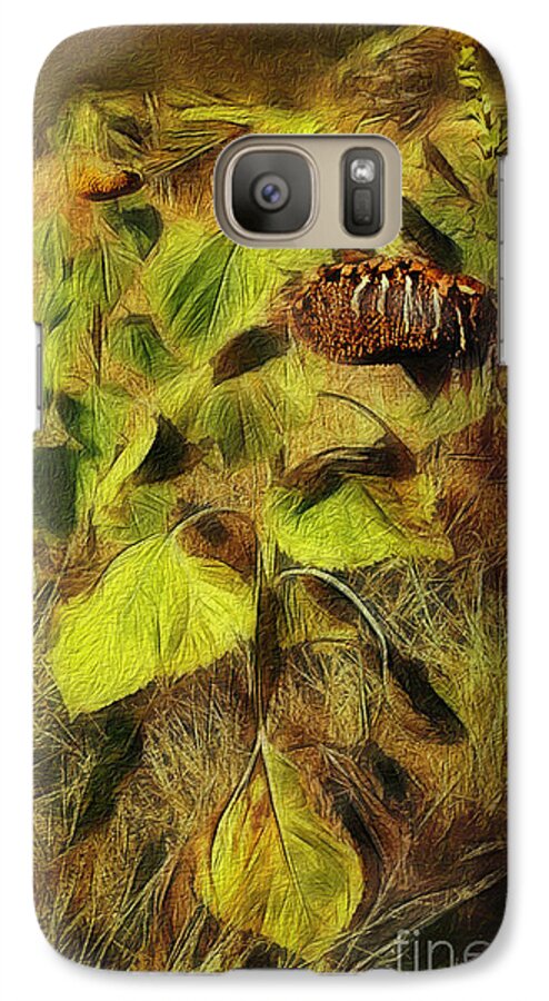 Photoshop Galaxy S7 Case featuring the digital art Time is the Enemy by Rhonda Strickland