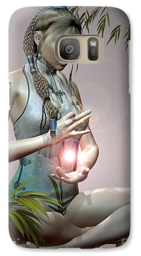 Peace Galaxy S7 Case featuring the digital art Tranquil Emotions by Shadowlea Is