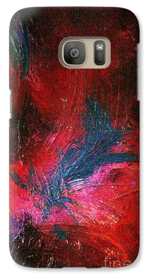 Abstract Galaxy S7 Case featuring the painting Transformation by Jacqueline McReynolds