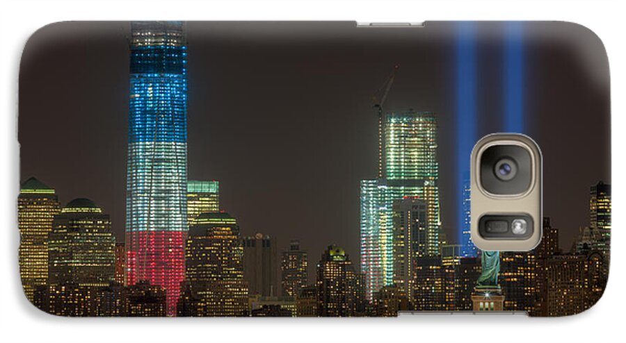 Clarence Holmes Galaxy S7 Case featuring the photograph Tribute in Light XIII by Clarence Holmes