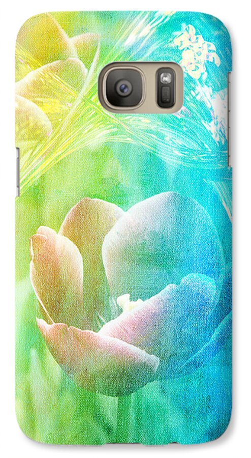 Tulips Galaxy S7 Case featuring the photograph Tulip Garden by James Bethanis