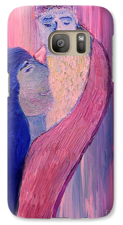 Unbreakable Bond Galaxy S7 Case featuring the painting Unbreakable Bond by Vadim Levin
