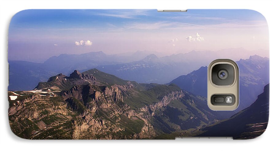 Schilthorn Galaxy S7 Case featuring the photograph View from Schilthorn by Wade Aiken