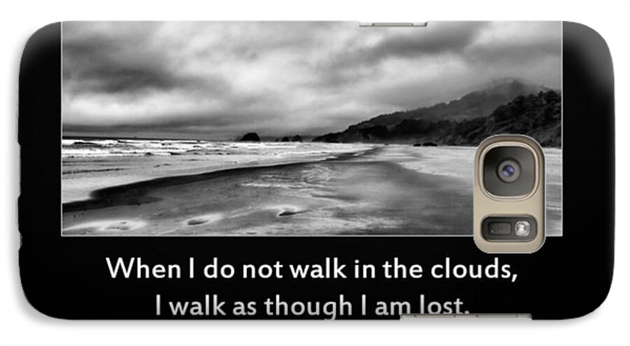 Inspirational Galaxy S7 Case featuring the photograph Walk in the Clouds by Don Schwartz