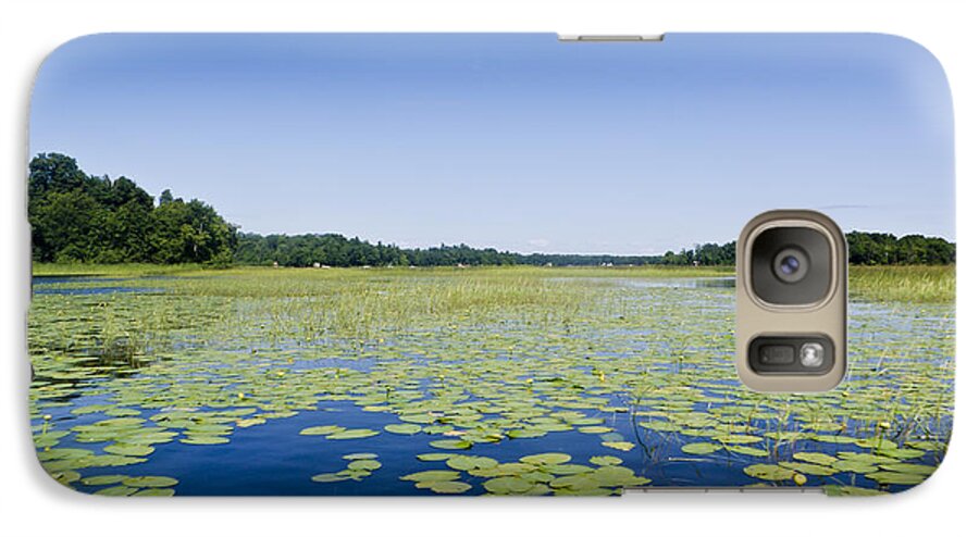 Water Lilies Galaxy S7 Case featuring the photograph Water lilies by Gary Eason