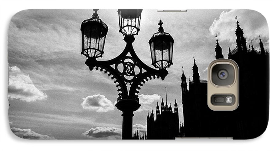 London Galaxy S7 Case featuring the photograph Westminster Silhouette by Matt Malloy