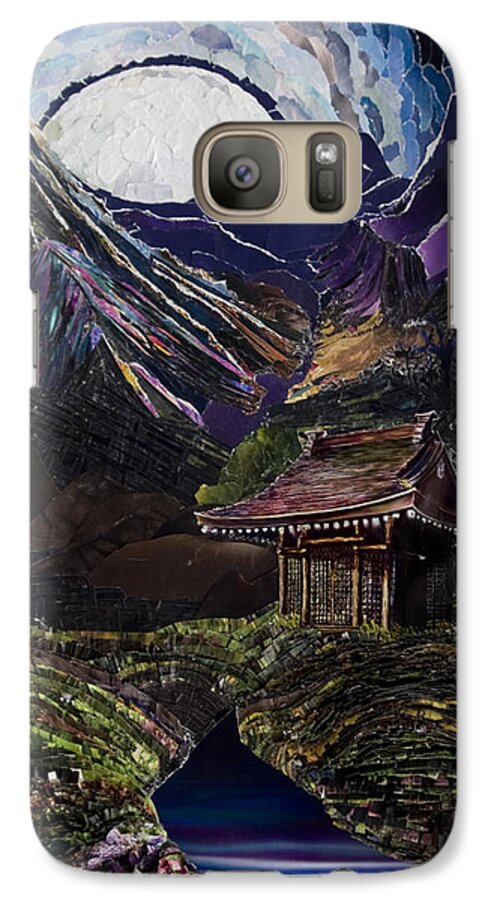 Japan Galaxy S7 Case featuring the mixed media What Time Hasn't Forgotten by Yolanda Raker