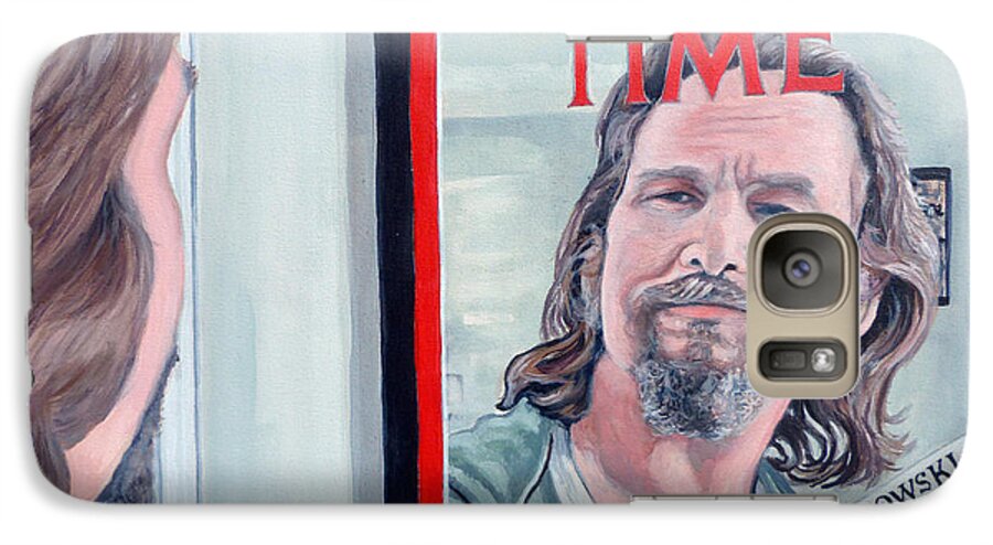 The Dude Galaxy S7 Case featuring the painting Who Is This Guy by Tom Roderick