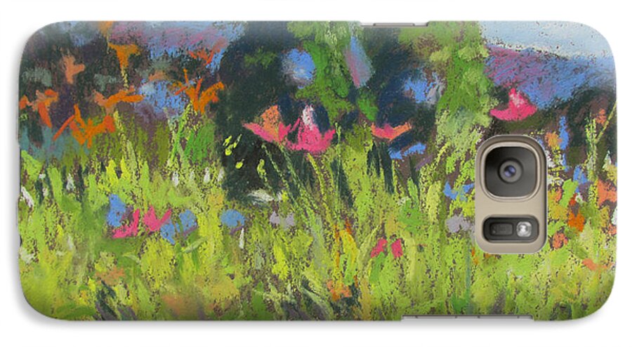 Wildflowers Galaxy S7 Case featuring the painting Wildflowers by Linda Novick