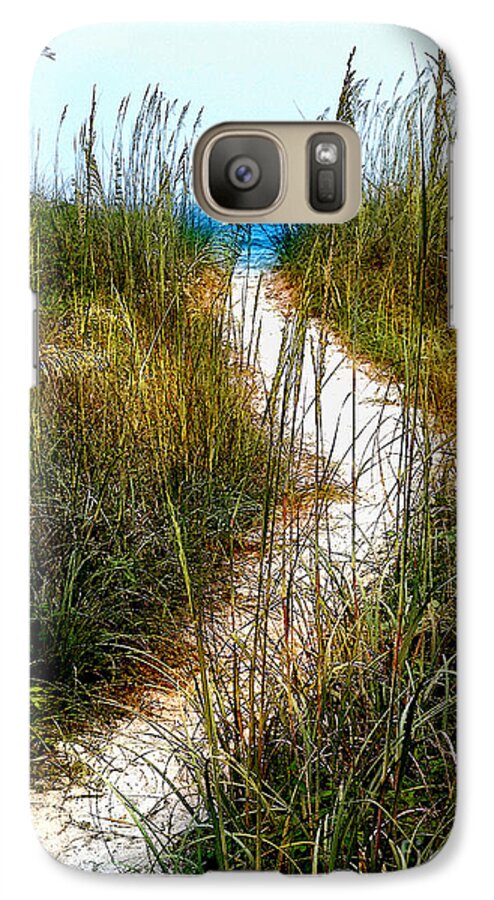 Path Galaxy S7 Case featuring the photograph Winding Path by Linda Olsen