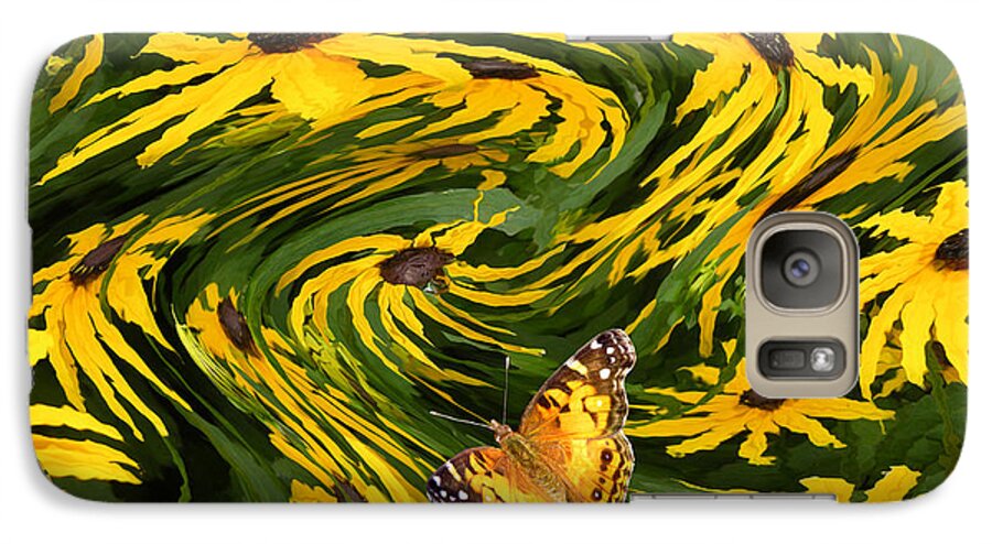 Butterfly Galaxy S7 Case featuring the photograph Windswept by Mariarosa Rockefeller