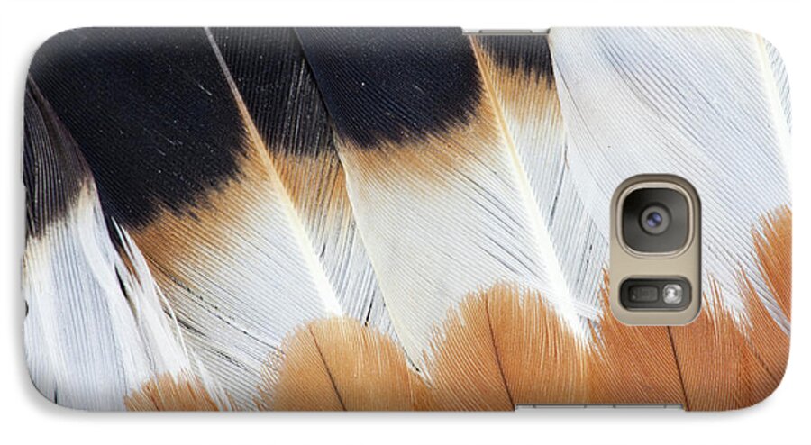 Black Galaxy S7 Case featuring the photograph Wing Fanned Out On Northern Lapwing by Darrell Gulin