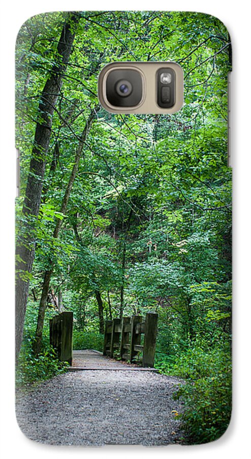 Trail Galaxy S7 Case featuring the photograph Woodland Trail by Wayne Meyer