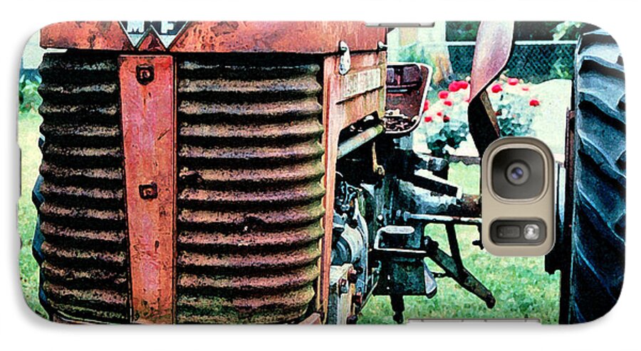 Massey Ferguson Galaxy S7 Case featuring the photograph Workhorse by Patricia Greer